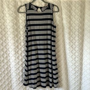 LOFT Stripe Swing Dress